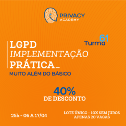 Implementação Prática da LGPD  - Abr/2026 - 25 horas-aula